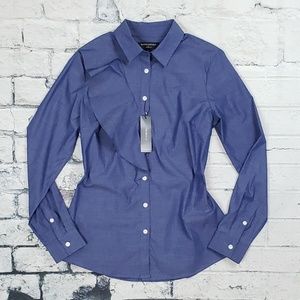 💕SALE💕Banana Republic Blue Buttondown Blouse NWT